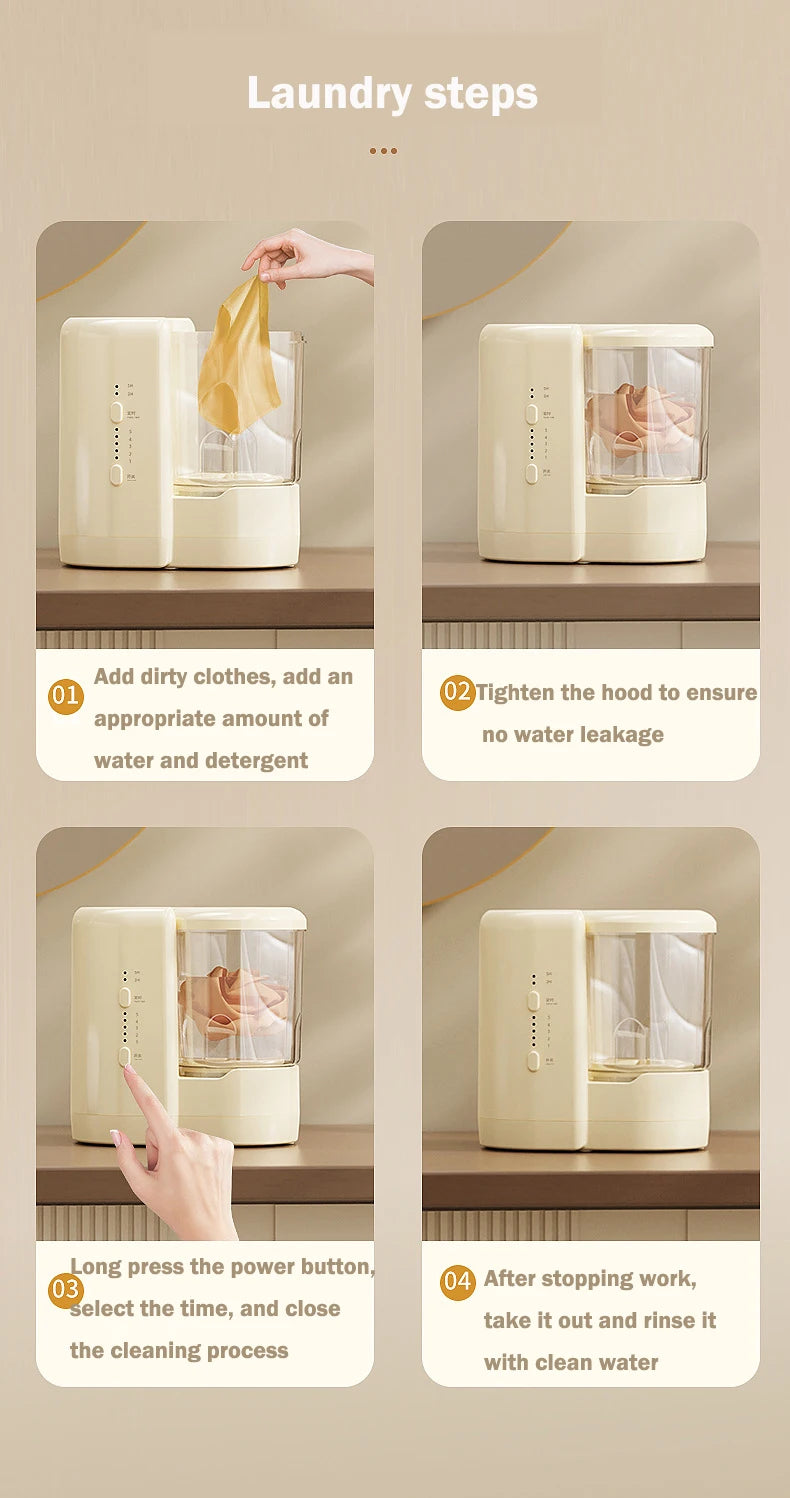 2-in-1 Mini Washer & Brush Cleaner