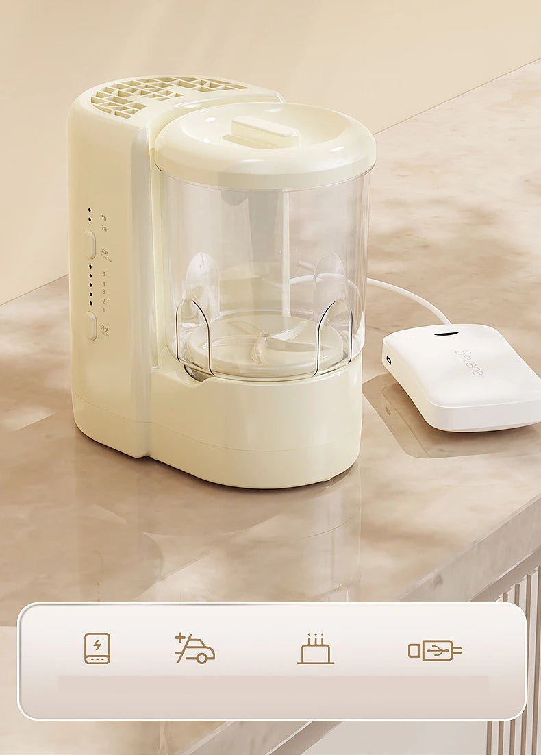 2-in-1 Mini Washer & Brush Cleaner