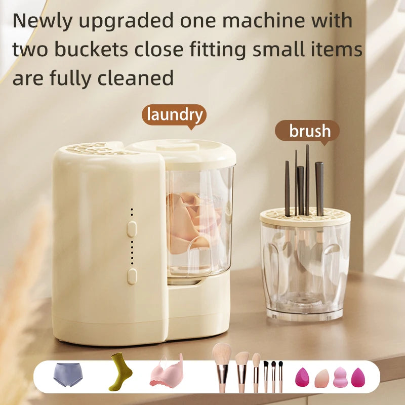 2-in-1 Mini Washer & Brush Cleaner