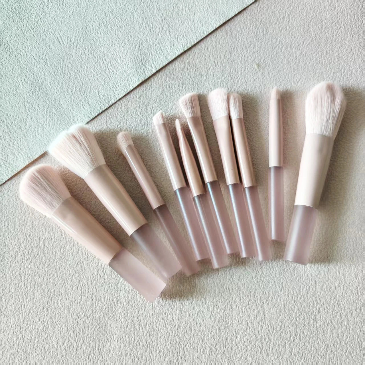 Mini Fluffy Brush Collection — 10-Piece Set
