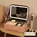 Luxe Travel Organizer Bag with LED Mirror