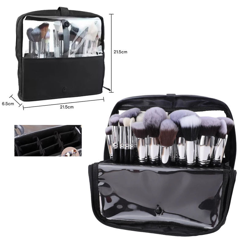 Pro Brush Roll Organizer — 14/23/29 Slots