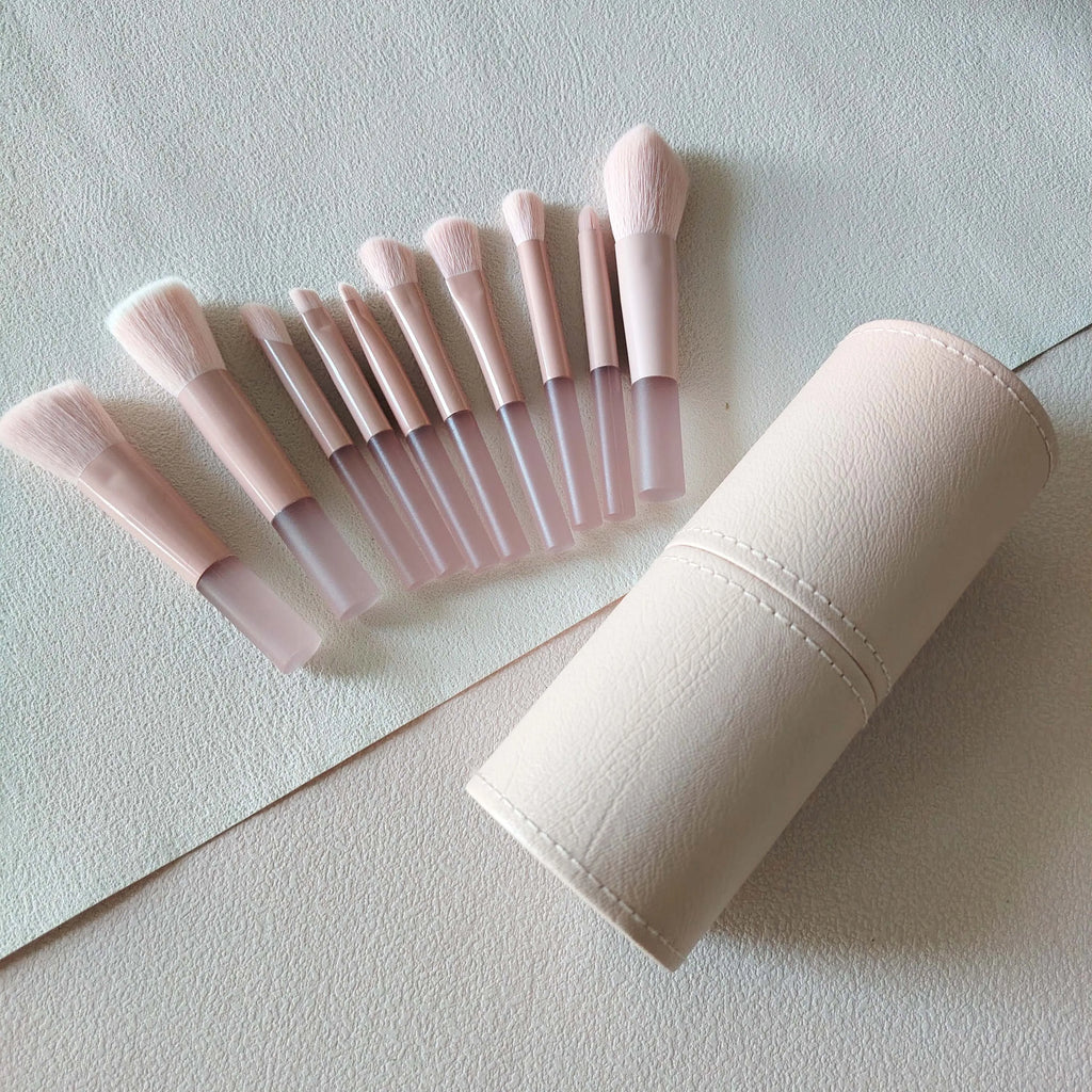 Mini Fluffy Brush Collection — 10-Piece Set