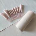 Mini Fluffy Brush Collection — 10-Piece Set