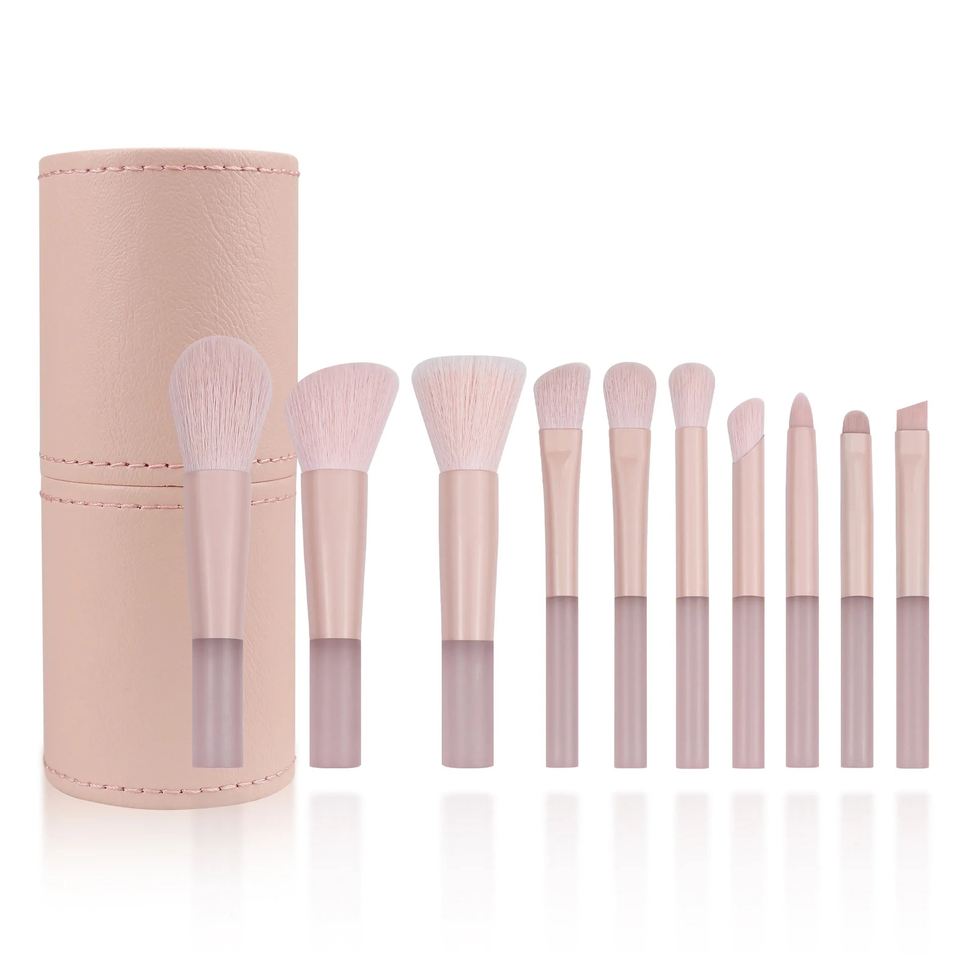 Mini Fluffy Brush Collection — 10-Piece Set